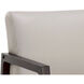 Neymar Linea Light Grey Leather Lounge Chair
